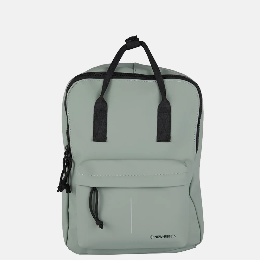 New Rebels Mart Chicago rugzak 18L salie green bij Duifhuizen